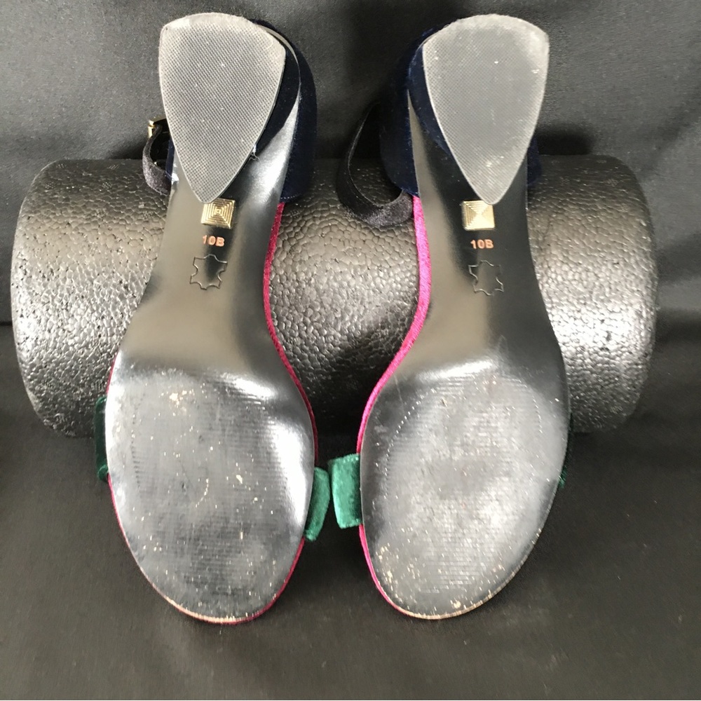 Lularoe Velvet Gatsby Color Block Sandals Women’s… - image 5